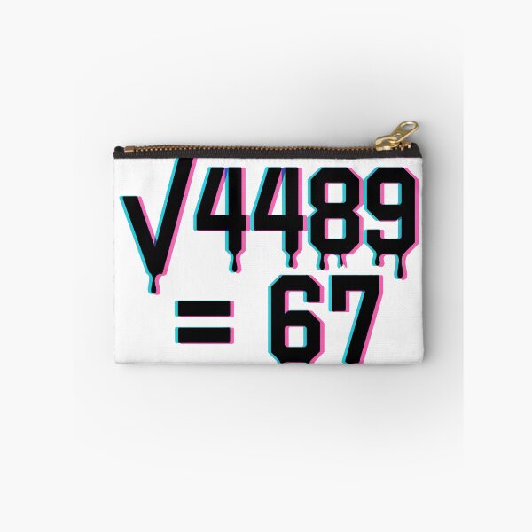 Item preview, Square Root 4489 = 67 designed and sold by WSPrintCrafter.