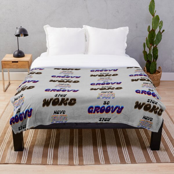 Item preview, Be GROOVY, stay, WOKE, have FUN. designed and sold by KyeIsFly.