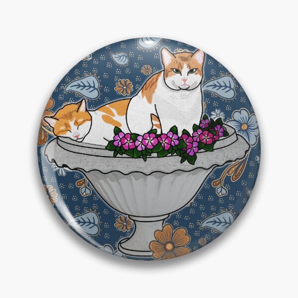 Item preview, Floral Throne: Cats in Bloom designed and sold by YourSweetJourney.