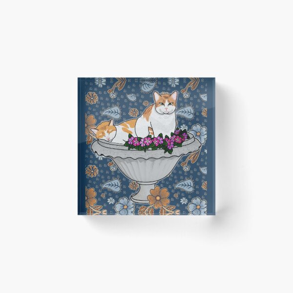 Item preview, Floral Throne: Cats in Bloom designed and sold by YourSweetJourney.