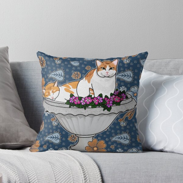 Item preview, Floral Throne: Cats in Bloom designed and sold by YourSweetJourney.