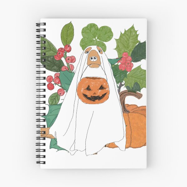 Item preview, Halloween Guardian: Pumpkin Ghost Dog designed and sold by SugarCore.