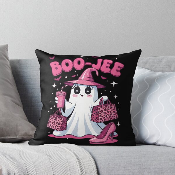 Item preview, Boo-Jee Glam Ghost Girl | Cute Pink Leopard Halloween | Spooky but Chic Ghost Girl designed and sold by petpuppymania.