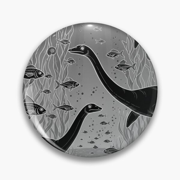 Item preview, Plesiosaurs - underwater -Jurassic Sea Reptile -inverted designed and sold by Dali RB.