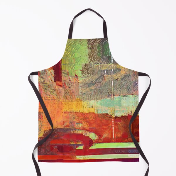 Item preview, Digital Glitch Cityscape: Abstract Neon Burst designed and sold by Hen-C-Art.