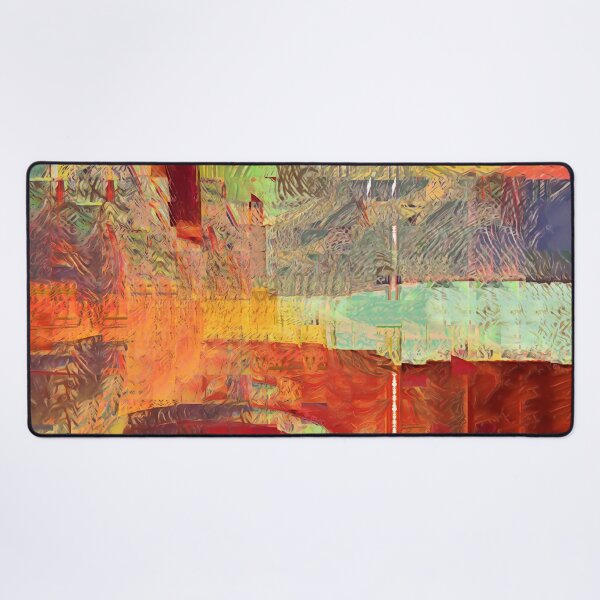 Item preview, Digital Glitch Cityscape: Abstract Neon Burst designed and sold by Hen-C-Art.