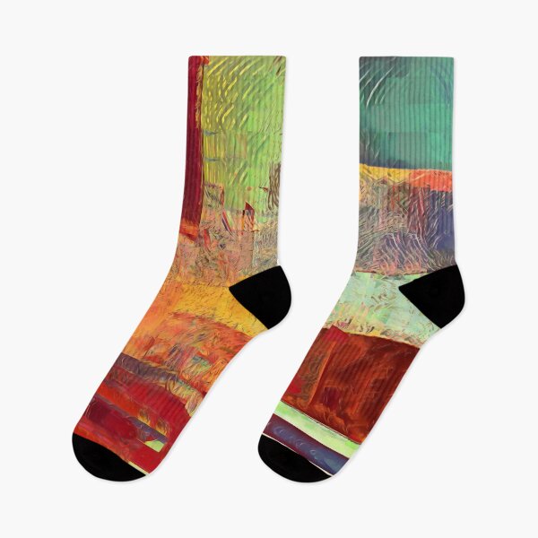 Item preview, Digital Glitch Cityscape: Abstract Neon Burst designed and sold by Hen-C-Art.