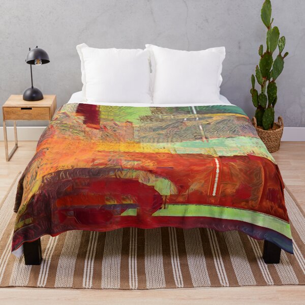 Item preview, Digital Glitch Cityscape: Abstract Neon Burst designed and sold by Hen-C-Art.