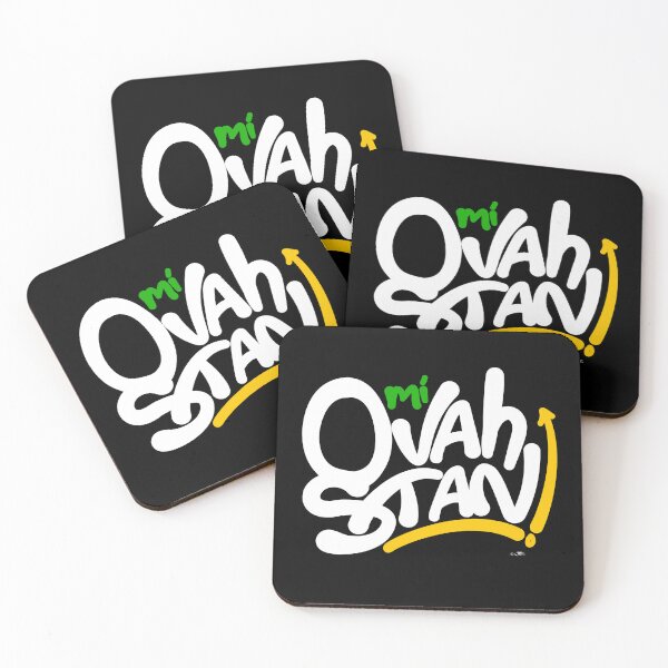 Item preview, Ovah Stan (Overstand) - White, Green, Gold (on black) designed and sold by Jiggy Creationz.
