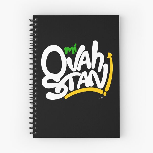 Item preview, Ovah Stan (Overstand) - White, Green, Gold (on black) designed and sold by Jiggy Creationz.