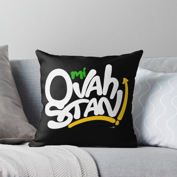 Item preview, Ovah Stan (Overstand) - White, Green, Gold (on black) designed and sold by Jiggy Creationz.