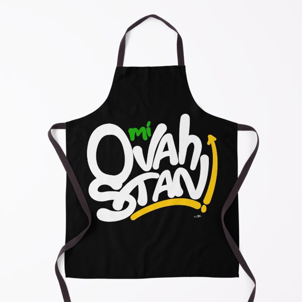 Item preview, Ovah Stan (Overstand) - White, Green, Gold (on black) designed and sold by Jiggy Creationz.