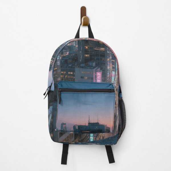Item preview, Tokyo Skyline at Dusk – Futuristic City Lights designed and sold by Andrew-212.