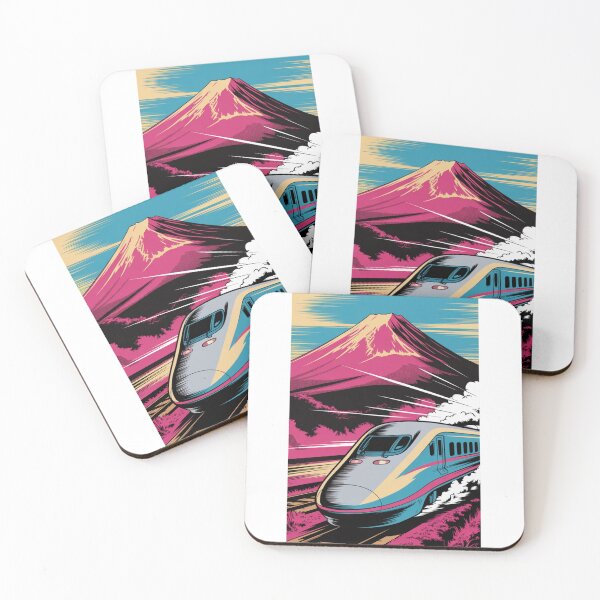 Item preview, Mount Fuji & the Shinkansen Pop. designed and sold by AndrewYoko.