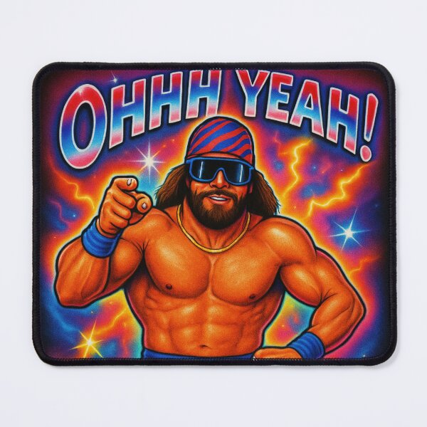 Item preview, Macho Mafia – Retro Wrestling Power Poster designed and sold by Thogan0416.