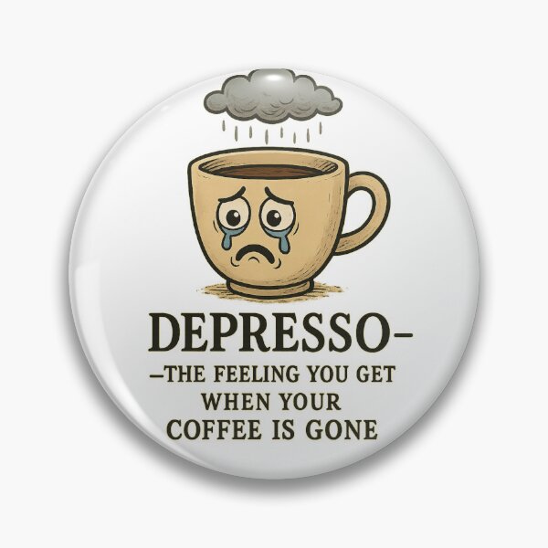 Item preview, Depressso- The feeling you get when your coffee is gone  designed and sold by Iail Ioa.