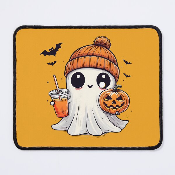 Item preview, Spooky Cute Ghost Girl | Halloween Pumpkin Latte Beanie Fall Graphic | Cozy Autumn Apparel Gift designed and sold by petpuppymania.