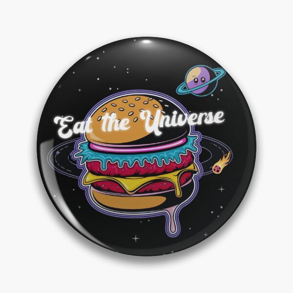 Aperçu de l'œuvre Mangez l'univers - Cosmic Burger Tee créée et vendue par WeranovDesign.