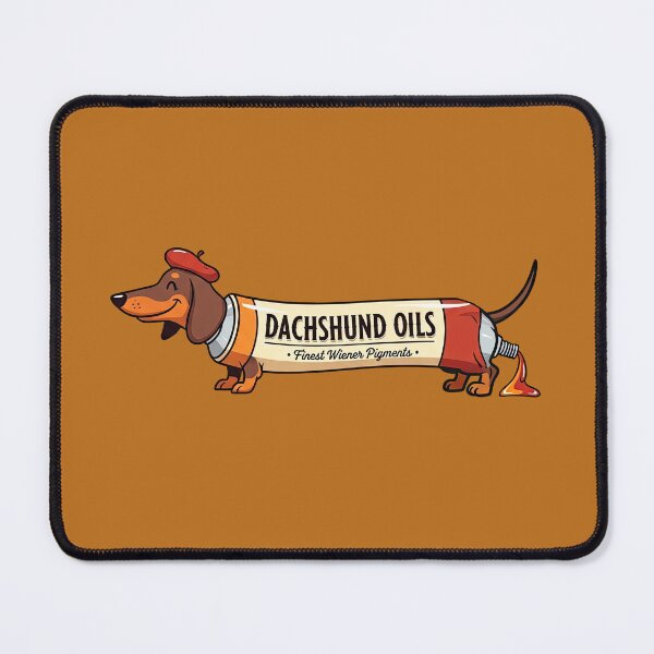 Item preview, Dachshund Oils – The Finest Wiener Pigments designed and sold by CARPIO Creations.