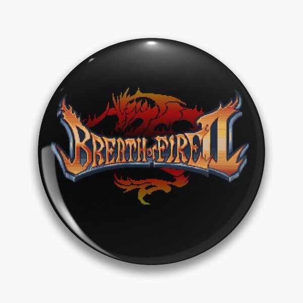 Item preview, Breath of Fire 2 Pixel Retro Logo designed and sold by Retr0Tshirts.