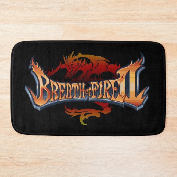 Item preview, Breath of Fire 2 Pixel Retro Logo designed and sold by Retr0Tshirts.