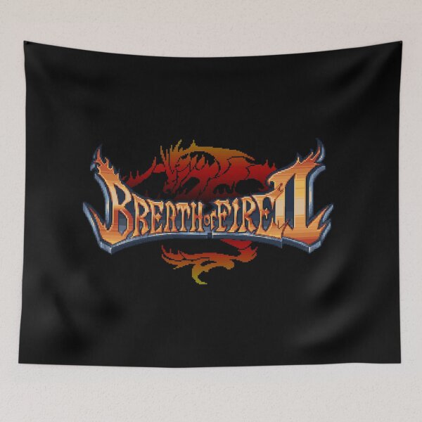 Item preview, Breath of Fire 2 Pixel Retro Logo designed and sold by Retr0Tshirts.