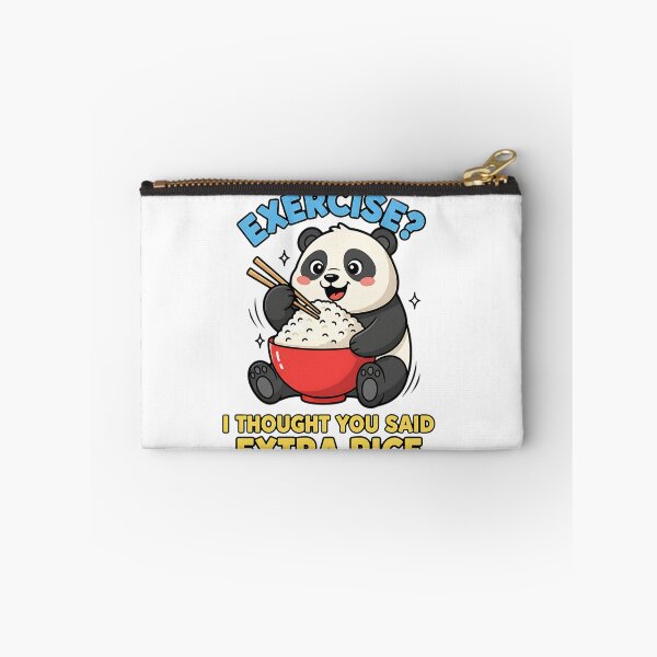 Item preview, Exercise I Thought You Said Extra Rice - Funny Panda designed and sold by Joyful-Park.