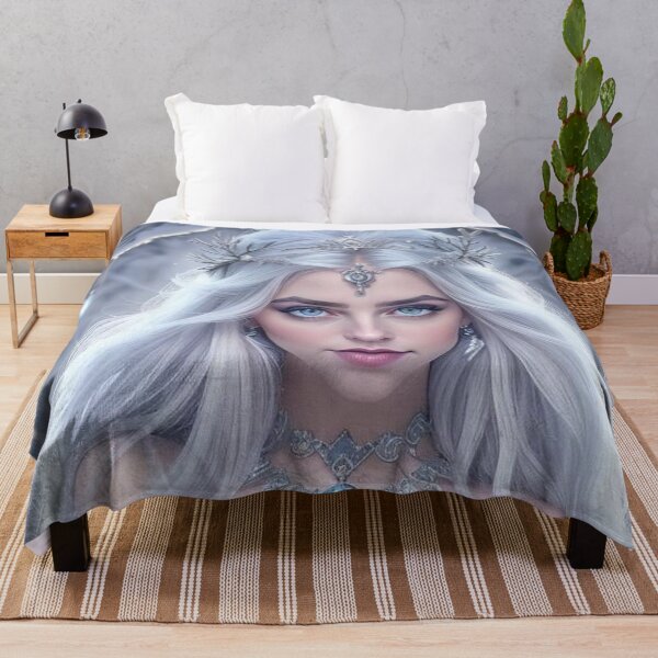 Item preview, Celestial Snow Goddess - Zodiac Winter Queen Art Print designed and sold by MissSaylor.
