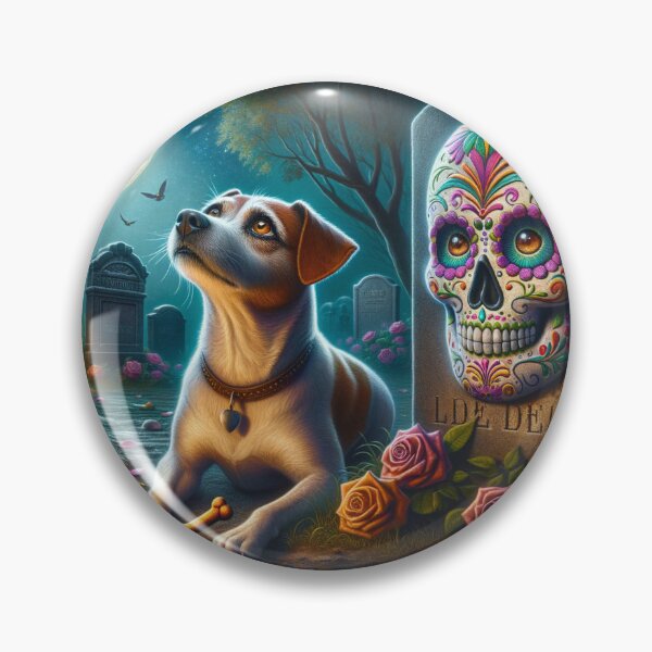 Item preview, Dog Visiting the Grave designed and sold by M-Y-A-R-T-.