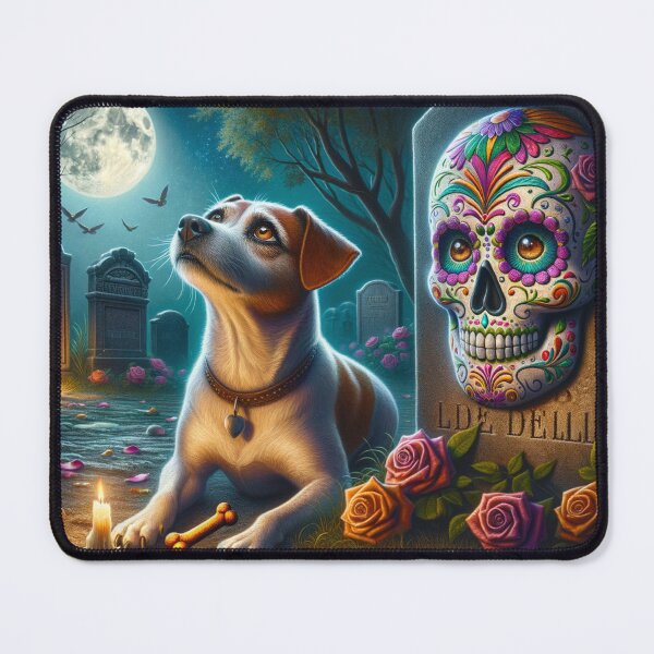 Item preview, Dog Visiting the Grave designed and sold by m-y-A-I-A-R-T-.