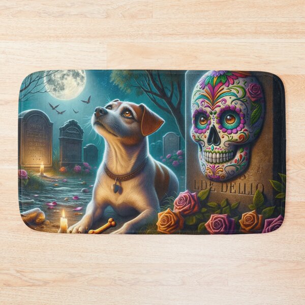 Item preview, Dog Visiting the Grave designed and sold by M-Y-A-R-T-.