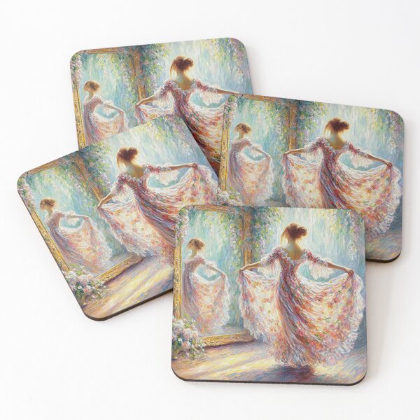 Item preview, An incredibly beautiful dancer in front of a mirror 2 designed and sold by aleksandr13.