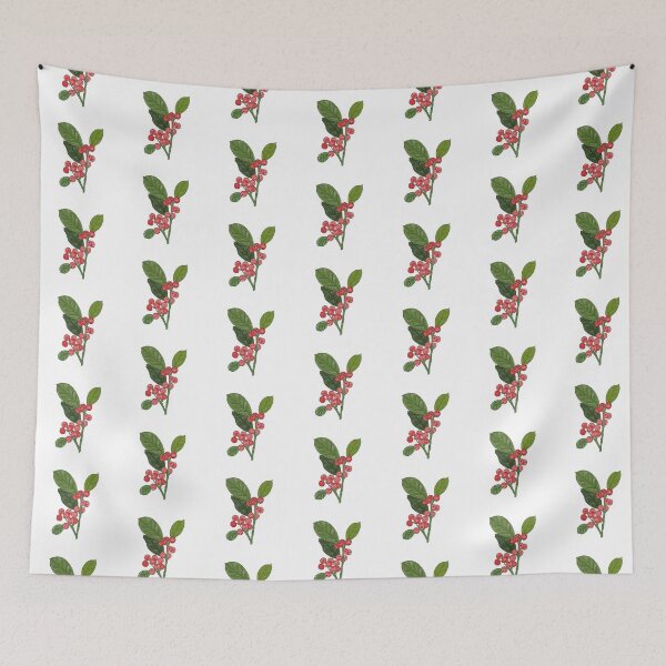 Item preview, Hand-Drawn Christmas Berries  designed and sold by SugarCore.