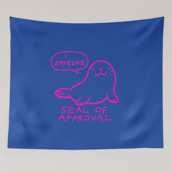 Item preview, Seal of Approval - Pink designed and sold by PickledjoArt.