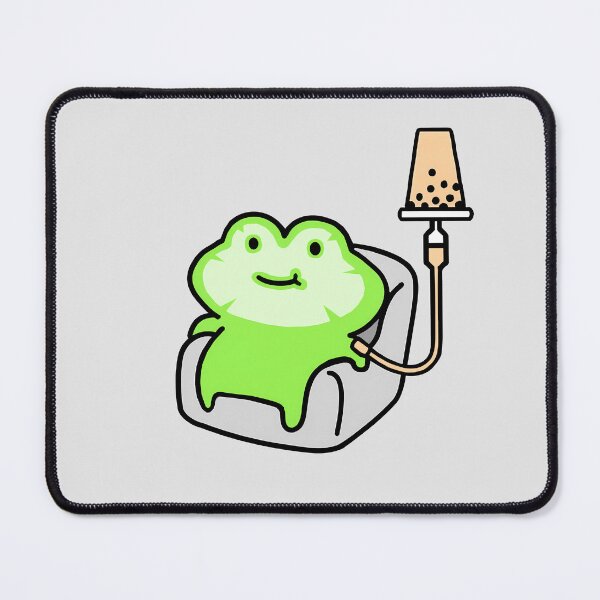 Item preview, Boba Tea IV - Chilling Frog Funny designed and sold by oops-I-drew-again.
