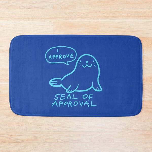 Item preview, Seal of Approval - blue designed and sold by PickledjoArt.