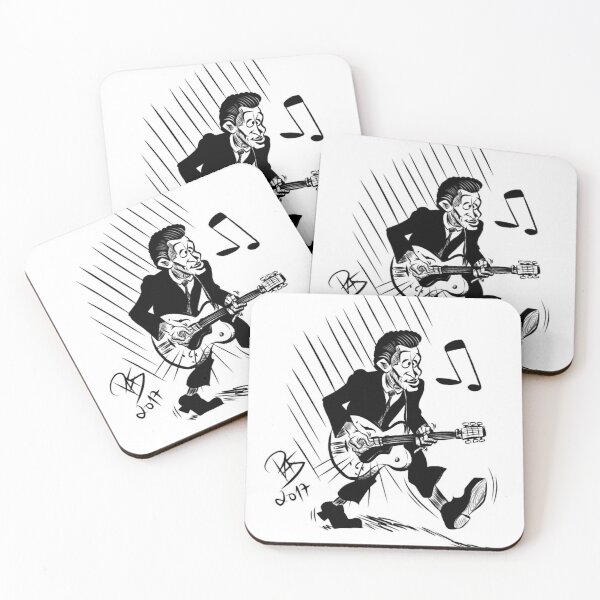 Item preview, Chuck Berry caricature  Classic  designed and sold by JakeForemans.