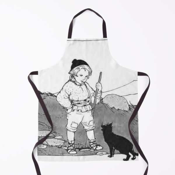 Item preview, Child's World Boy with Cat designed and sold by tomorrowsart.