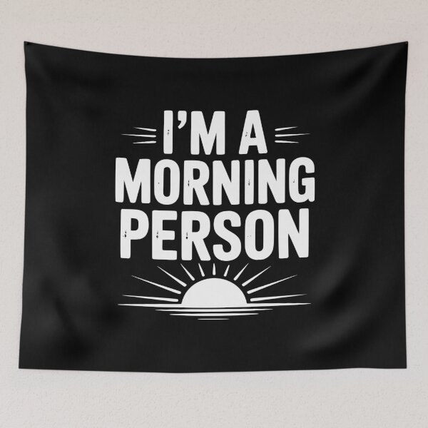 Item preview, I’m a Morning Person designed and sold by Frank Ring.