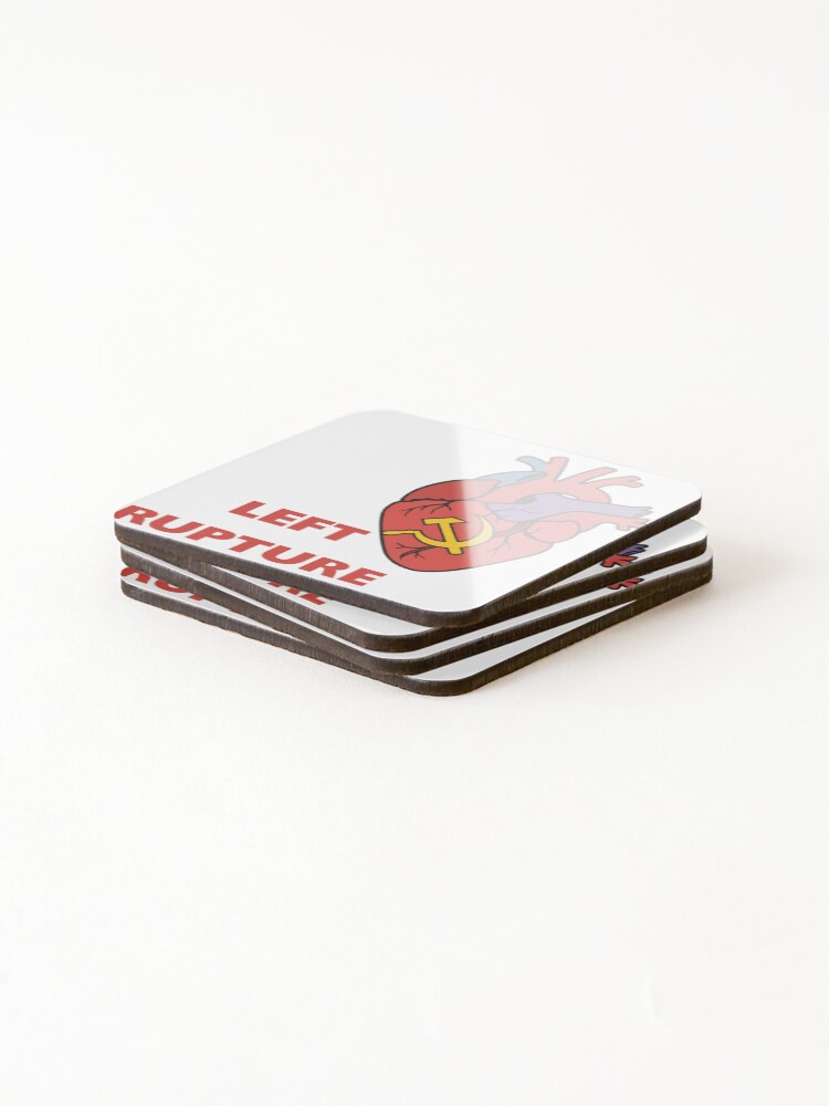 Thumbnail 4 of 5, Coasters (Set of 4), Left Rupture designed and sold by ReFuture.