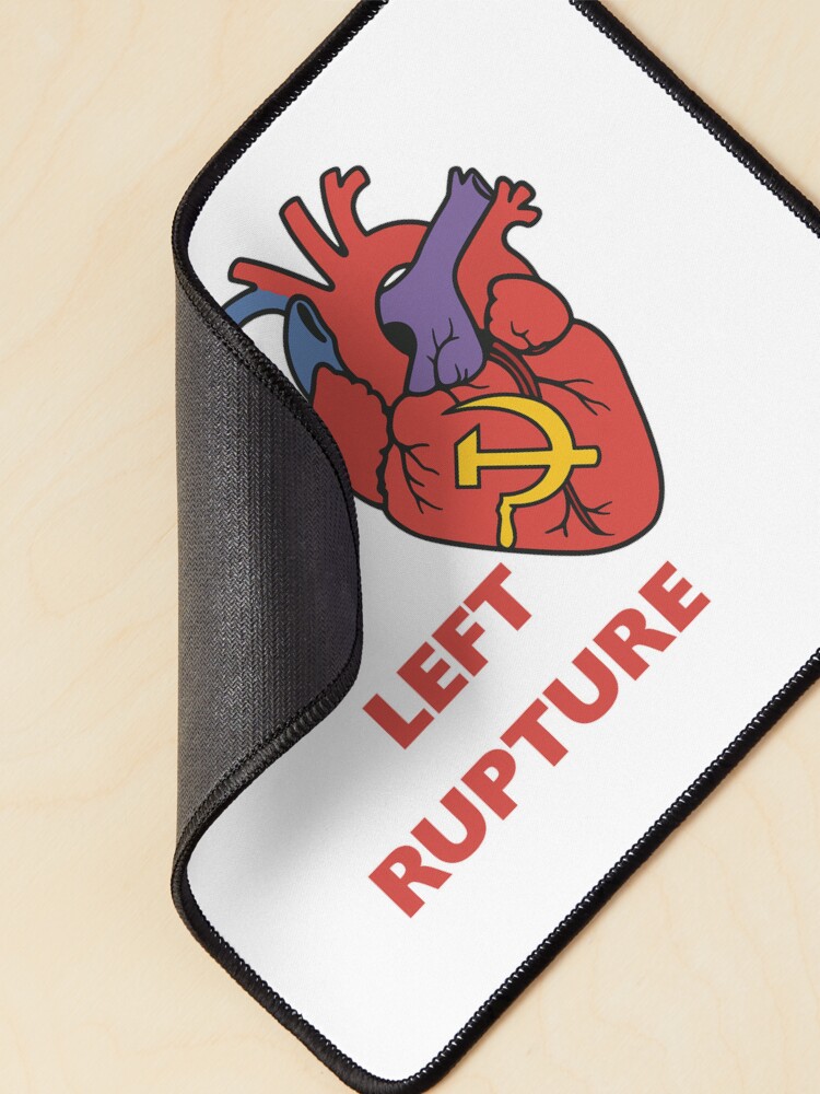 Thumbnail 2 of 5, Mouse Pad, Left Rupture designed and sold by ReFuture.