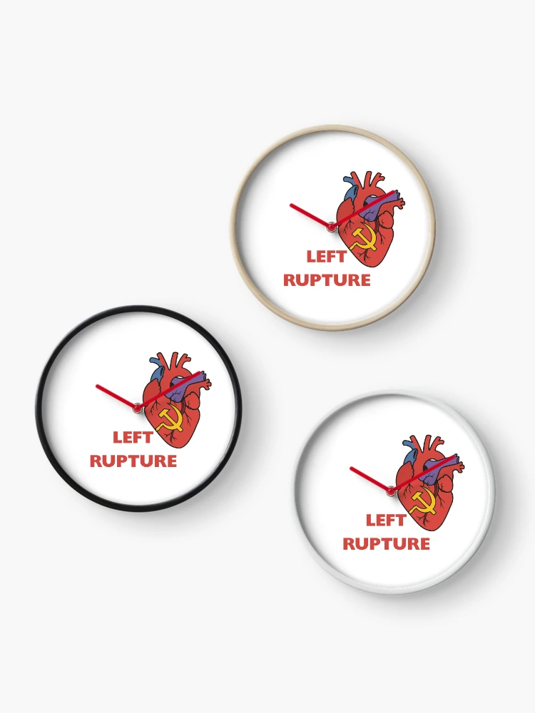 Thumbnail 3 of 4, Clock, Left Rupture designed and sold by ReFuture.