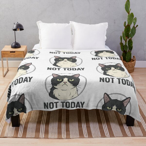 Item preview, Not Today Grumpy Cat Introvert Mood Shirt designed and sold by GizmoDesign.
