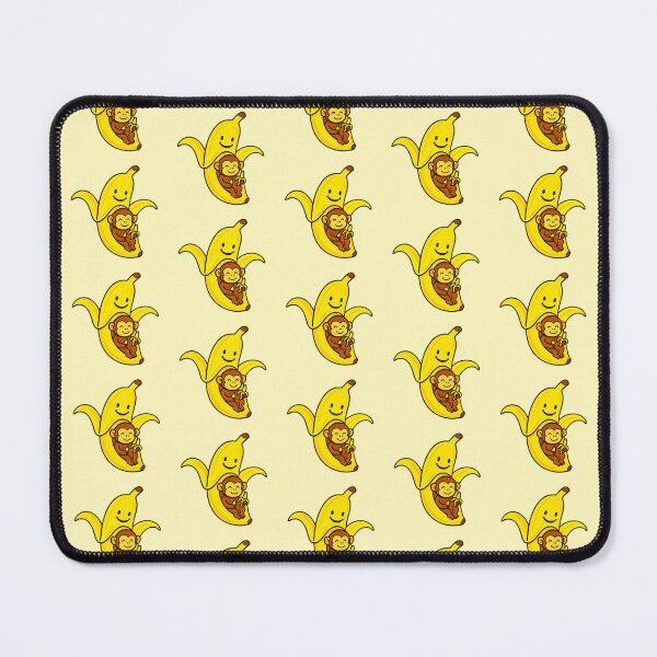 Item preview, Inner Monkey Pattern – Playful Banana & Monkey Print for Bedding and Decor designed and sold by UnpeelMeArt.