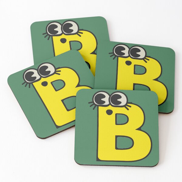 Item preview, Funny Yellow Letter B with Googly Eyes ??️ designed and sold by IndianShopper.