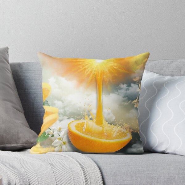 Item preview, Cosmic Orange Explosion | Surreal Cosmic Collage designed and sold by GlauciaSouEu.