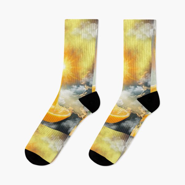 Item preview, Cosmic Orange Explosion | Surreal Cosmic Collage designed and sold by GlauciaSouEu.