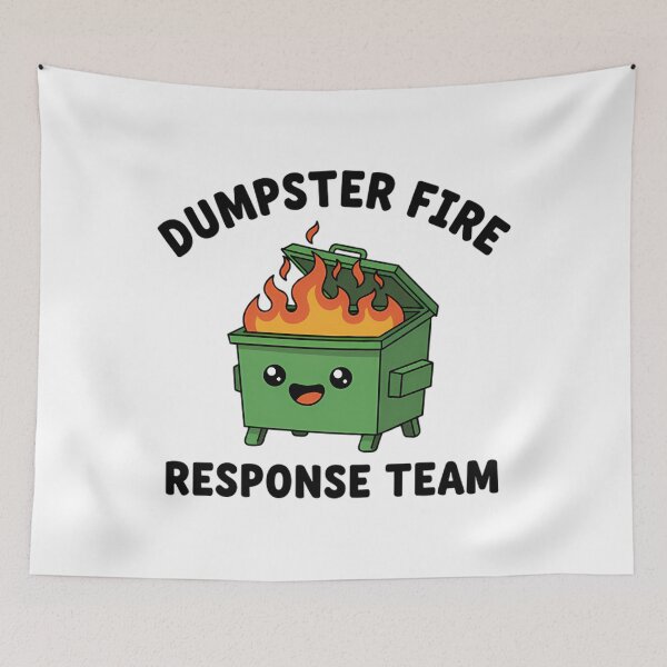 Item preview, Dumpster Fire Response Team designed and sold by Mason-Pride.