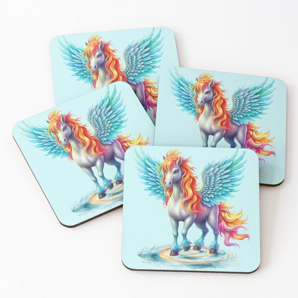 Artikelvorschau, Schöner Pegasus mit blauen Flügeln entworfen und verkauft von LoneAngel.