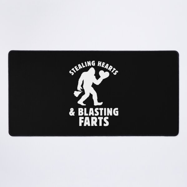 Item preview, Stealing Hearts & Blasting Farts Bigfoot Funny Sasquatch Fart Humor designed and sold by MouDantArts.